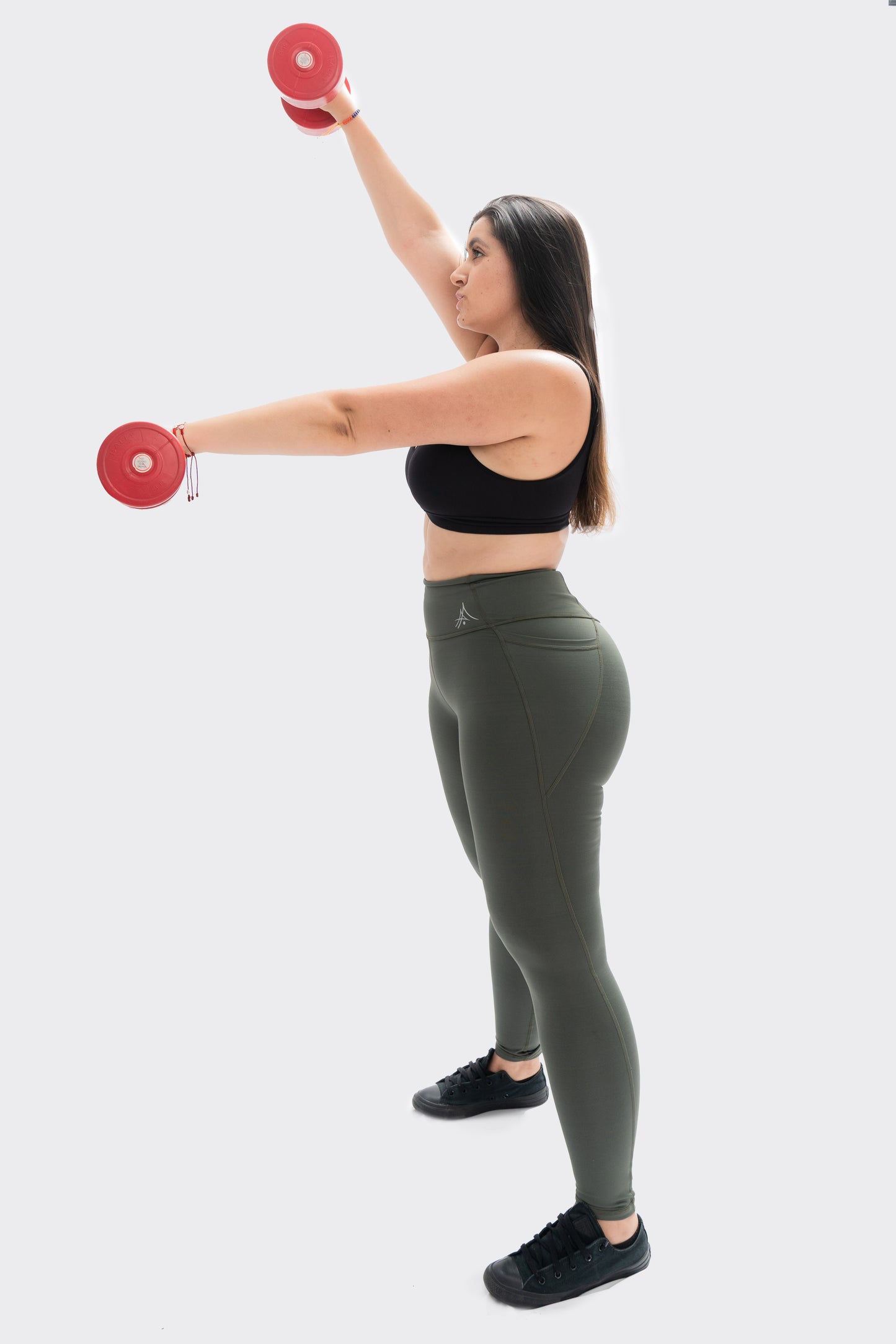 Olive Green Leggings