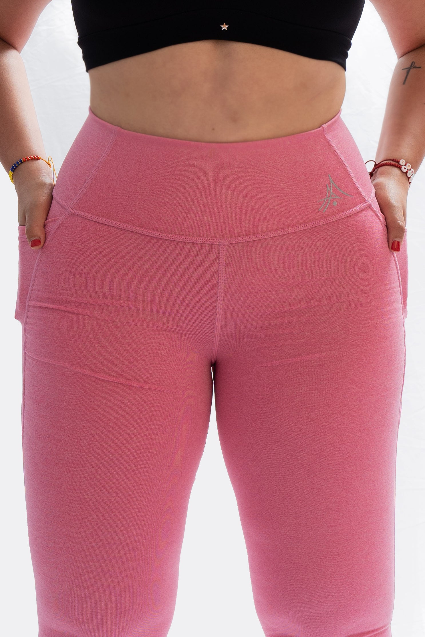 Agile Leggings - PinkS  Pink leggings, Athleisure wear, Compression tights