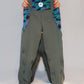 Reflective Puzzle Rainbow Olive Green Leggings