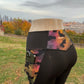 Reflective Camo Rainbow Black Leggings